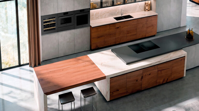 Pando Matte Collection de electrodomésticos en cristal negro mate