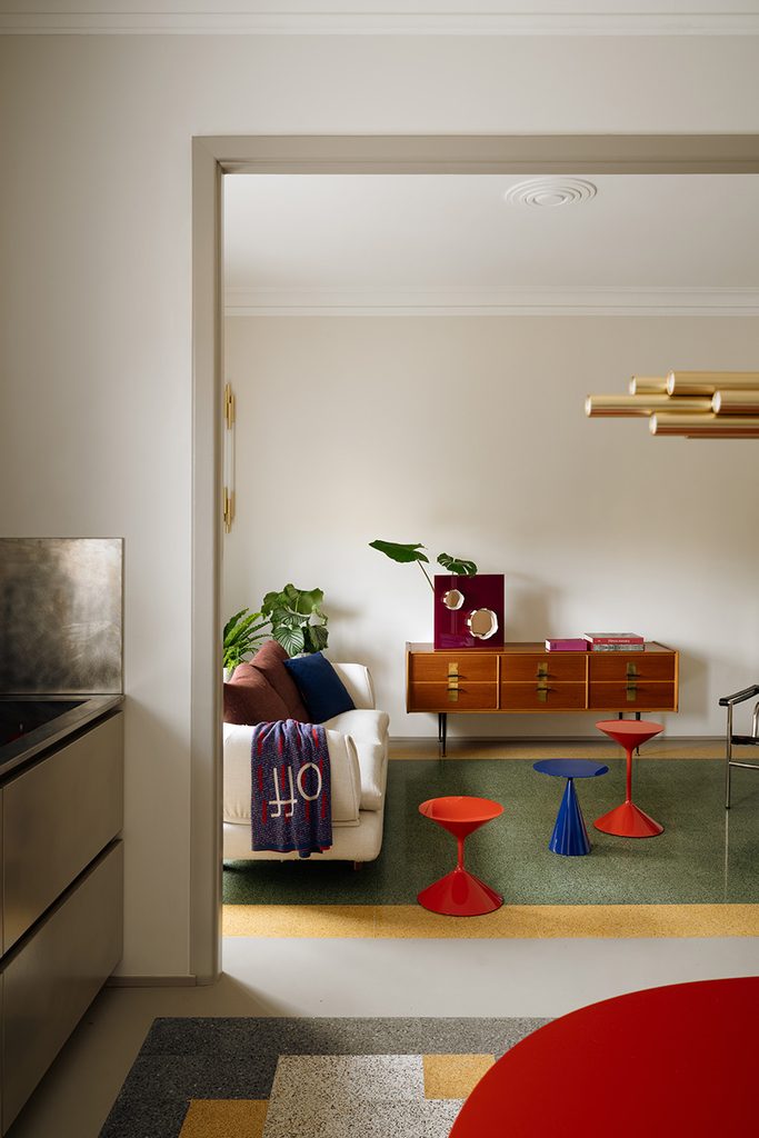 Cocina contemporánea Arrital integrada en salón