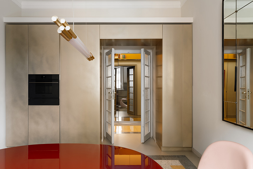 Proyecto residencial en Roma con cocina Arrital AK_Project