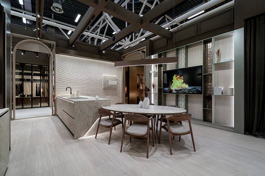cocina Porcelanosa presentada en Cersaie 2026