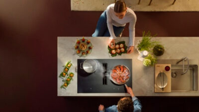 Extractor de placa Franke 2gether integrado con inducción
