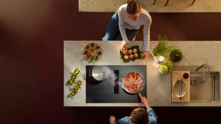 Extractor de placa Franke 2gether integrado con inducción