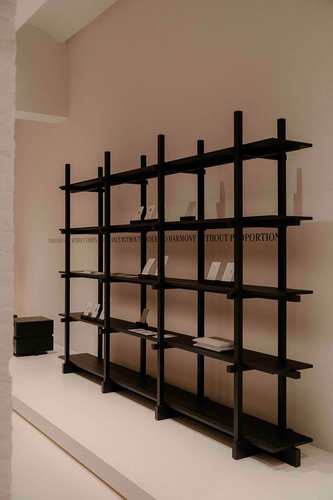 Detalle constructivo de la colección KON de Besform