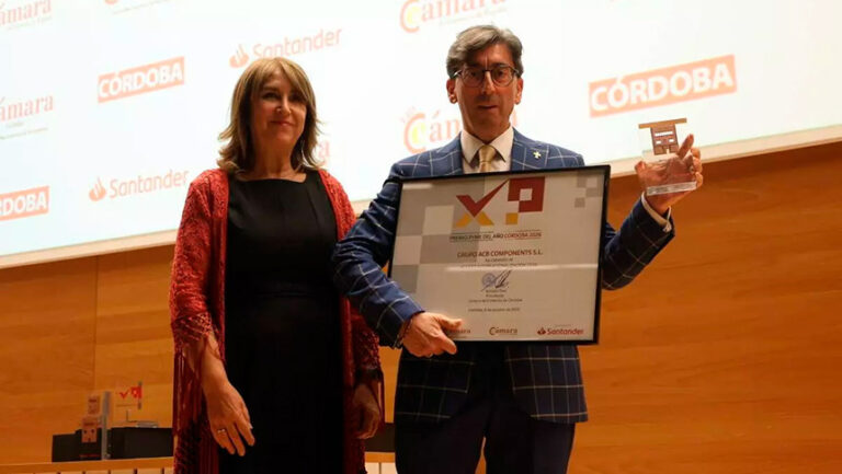 Grupo ACB recibe el Accésit a la Internacionalización en los Premios Pyme del Año 2026 de Córdoba
